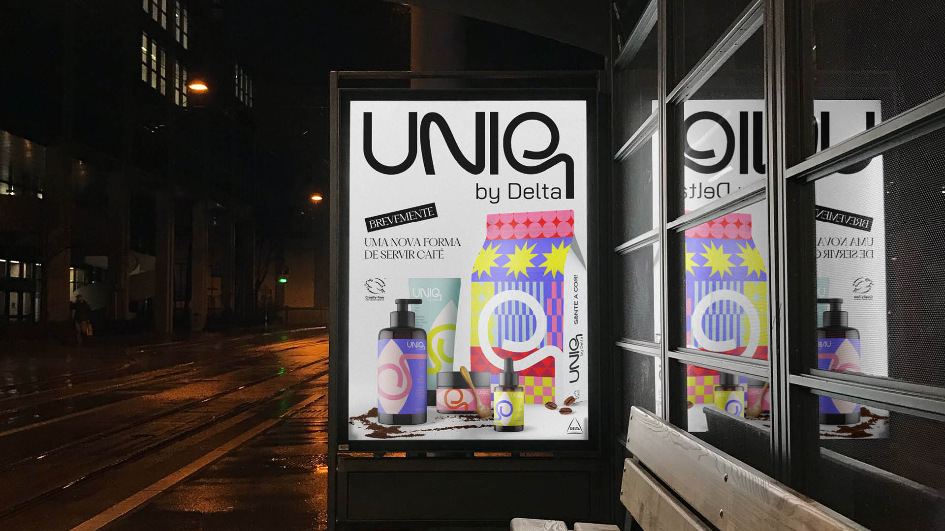cartaz mockup uniq